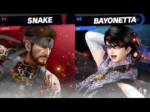 Smash-Net 74: Swanji (Snake) Vs Dyl (Bayonetta, Pikachu) - Grand Finals Ultimate