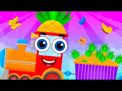Jolly Fruit Train Adventures – Children Songs – НeyHop Kids