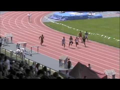 Varsity Boys 100m Prelims Heat 3 CHSAA City Championships 5-23-2009