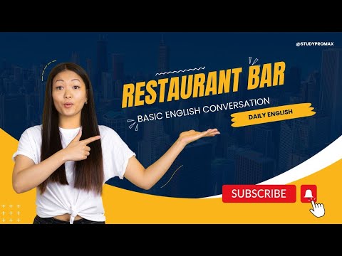 Restaurante Bar - Prática Diária de Conversação em Inglês - Conversação Básica em Inglês