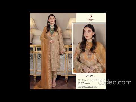 DEEPSY D 1015 GEORGETTE WITH EMBROIDERY PAKISTANI SALWAR SUIT