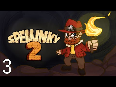 QUILLBACK LEADER OF THE CAVEMEN! - Let's Play Spelunky 2 - PC Gameplay Part 3