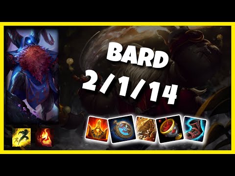 KOREAN Challenger Bard SUPPORT (2/1/14) vs THRESH Gameplay Replay - Patch 10.20
