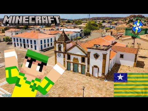 VISITEI UMA NOVA CIDADE BRASILEIRA NO MINECRAFT (Piauí City)