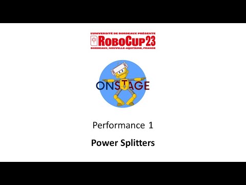 RoboCupJunior Bordeaux 2023 - OnStage Performance 1 - Power Splitters