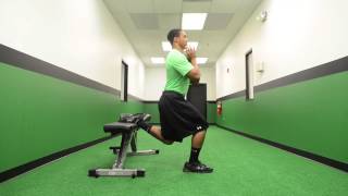 289. Dumbbell Goblet Rear Foot Elevated Split Squat