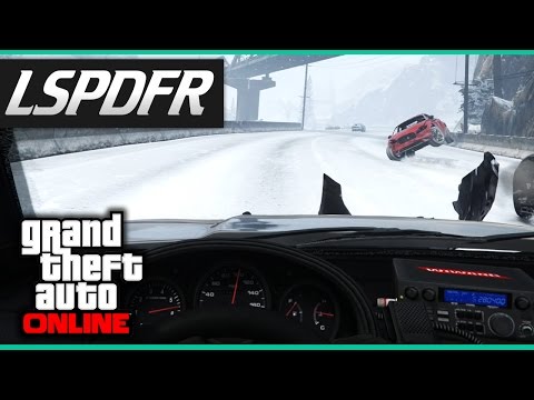GTA Online E31 - LSPDFR 'First Person Snow Patrol' (PS4)