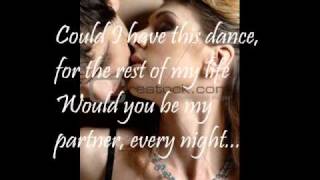 Could I Have This Dance (lyrics)