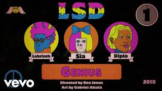 LSD - Genius FT  Sia, Dinlo, Labrinth 1 Hour