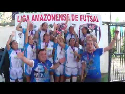 (HD)  Grêmio PQ. 10  ( 2x1 )  Amazonas FC  -  FINAL DA LIGA FEMININO DE FUTSAL - MANAUS-AM 2018