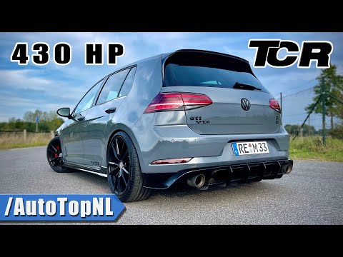 430HP VW GOLF GTI TCR | REVIEW on AUTOBAHN [NO SPEED LIMIT] by AutoTopNL