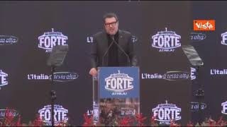 Salvini ad Atreju: “Con Meloni amicizia che va oltre programmi elettorali”