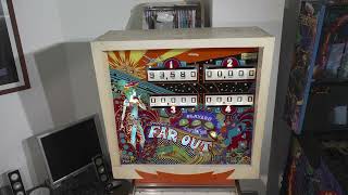 #125 Flipper Far out, gameplay, pinball Gottlieb automat