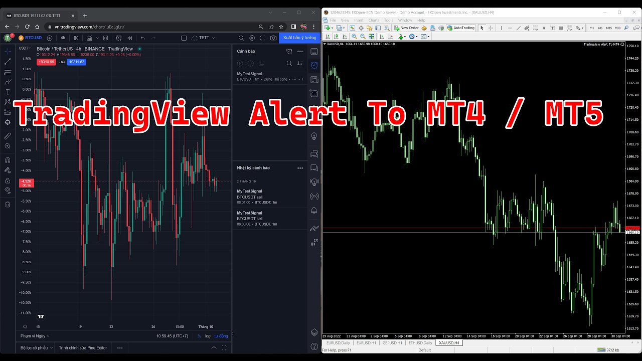 Tradingview Alert To MT4 - copy tín hiệu từ Tradingview tới MT4