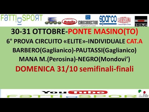 Bocce : Circuito Elite - Categoria A - Semifinali - Ponte Masino  (TO) - 31 Ottobre 2021