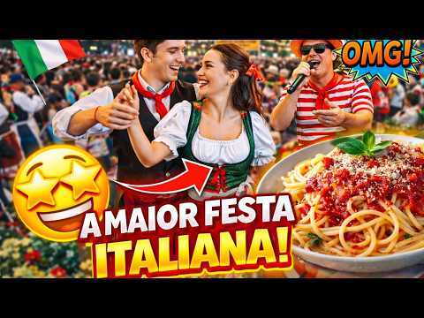 😱 A MAIOR FESTA ITALIANA DE GOIÁS! Festival Italiano em Nova Veneza