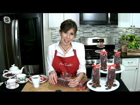 Mrs.Prindable's 4pc Raspberry Chocolate Bark Bars on QVC