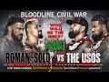 Story Of Roman Reigns Solo Sikoa Vs The Usos Money In The Bank 2023