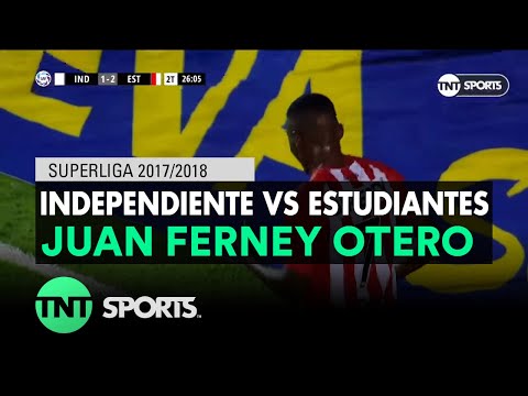 Juan Ferney Otero (1-2) Independiente vs Estudiantes LP | Fecha 13 - Superliga Argentina 2017/2018
