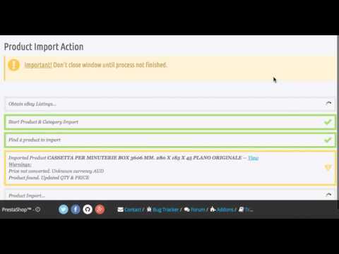 PrestaBay — eBay to PrestaShop Import