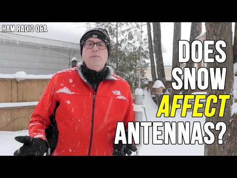 Does Snow Affect Vertical Antenna Performance -  Ham Radio Q&A