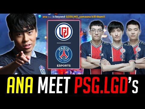 when ANA meet PSG.LGD's in SEA pubs DOTA 2