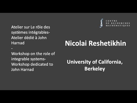 Nicolai Reshetikhin: Quantum Spin Calogero-Moser Systems and the 2D Yang-Mills Theory