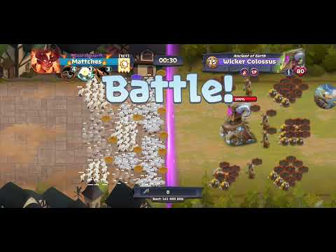 SR15 SR13 SR9 Wicker Colossus - Burning Attacks & Wounded