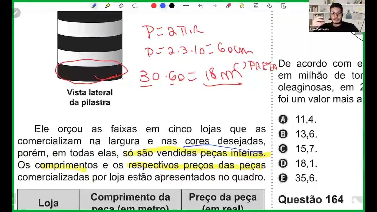 Resolução em Vídeo — Questão 139 ENEM 2019 PPL