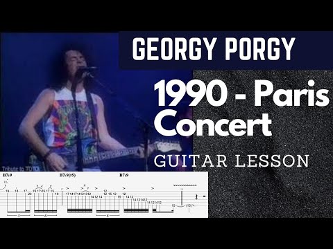 Guitar Solo 64 - Georgy Porgy - 1990 Live - Toto/Steve Lukather - Lesson