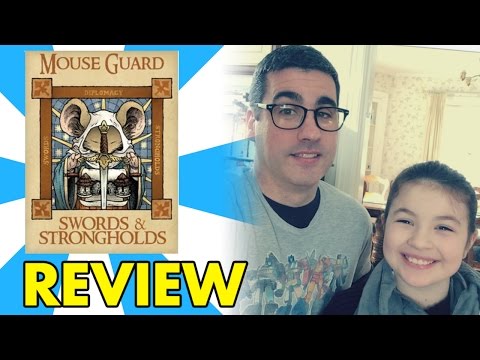 VCG UNBOXES & REVIEWS MOUSE GUARD SWORDS & STRONGHOLDS 2 PLAYER GAME