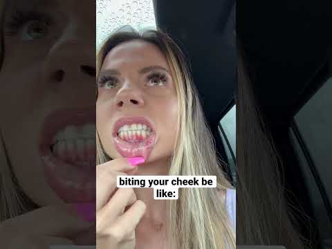 WHEN YOU ACCIDENTALLY BITE YOUR CHEEK