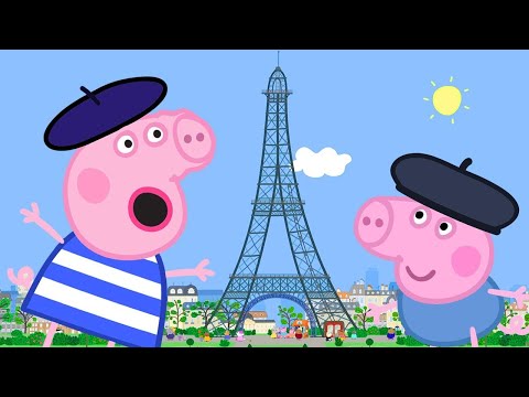 Peppa Pig Goes to Paris 🐷🇫🇷 Peppa Pig Official Family Kids Cartoons