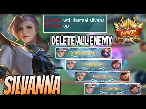 INSTANT KILL!! SILVANA DELETE ALL ENEMY - Silvanna Best Build 2022 - Build Silvanna Tersakit 2022