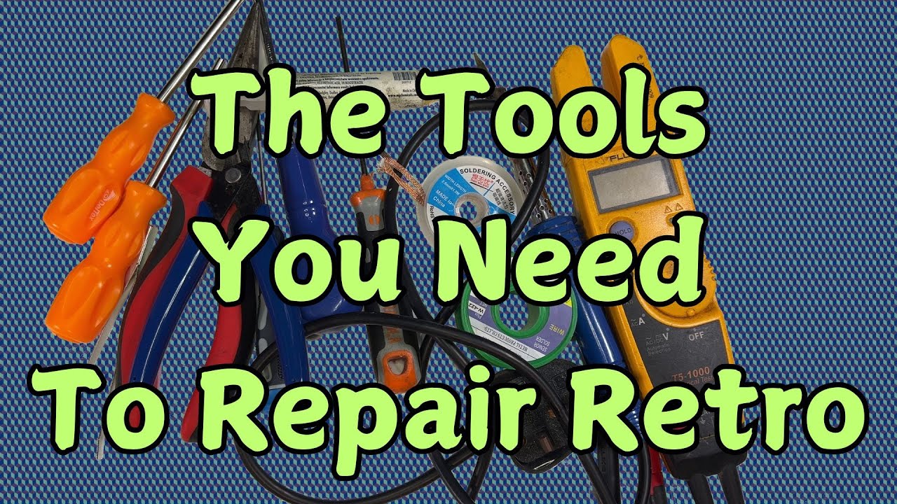 Repair Retro Game Consoles & Computers - Basic Tools Needed