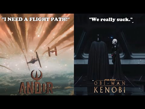 Andor vs. Kenobi Chase Scenes