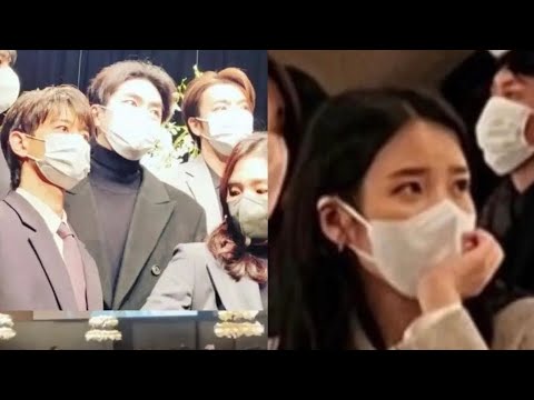 seokjin spotted at Jiyeon T-Ara's wedding!  (IU and lee min ho were there too) #bts #jin #iu #jiniu