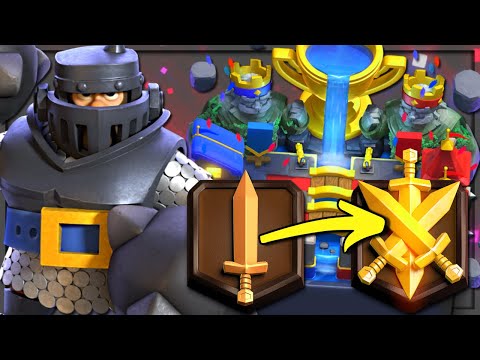 *NEW* 🔥9 WINS😲EASIEST MEGA KNIGHT deck to PUSH LADDER in Clash Royale!