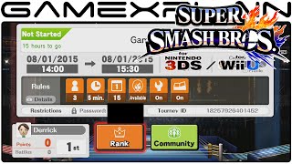 Super Smash Bros Wii U Tournament Announcement!