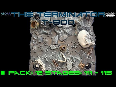 Předposlední Big Scale Model Terminator T-800, Agora Models - Pack: 12, Stages: 111 - 115