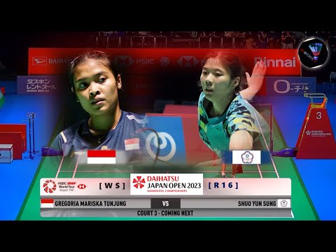 Gregoria Mariska TUNJUNG (INA) vs SUNG Shuo Yun (TPE) #JapanOpen2023