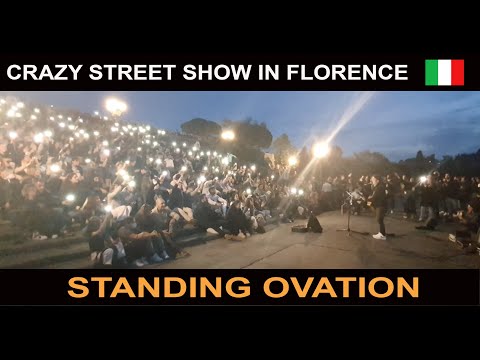 Yuri Menna - Angels and Hey Jude - Standing ovation in Firenze