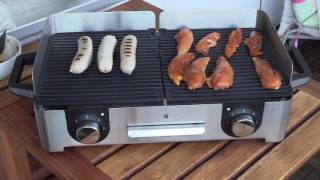 WMF LONO Family-Grill, 2400 W, 2 getrennt regulierbare Grillflächen