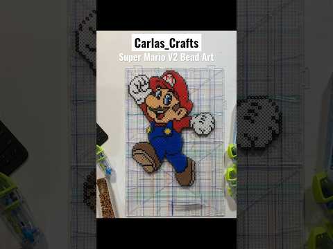 Super Mario Perler Bead Art