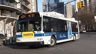 M104 Bus Announcements to 41st Street. Weekend Service.
