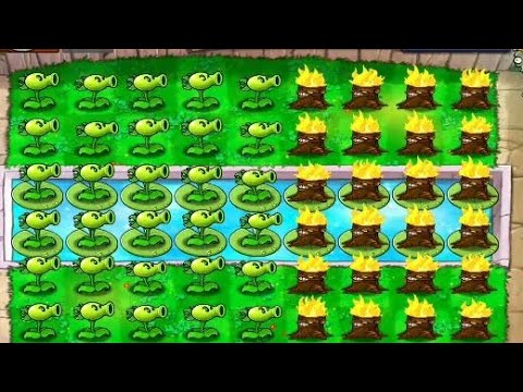 Endless Survival | Gatling Pea vs Gargantuar | this game Using a lot of skin | Pvzcombanation