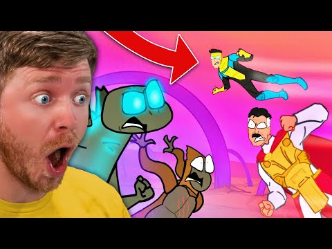 Reacting to GODZILLA vs INVINCIBLE!? (Triangle vs Monkey)