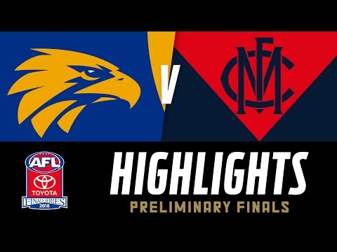 West Coast v Melbourne Highlights | Preliminary Final, 2018 | AFL