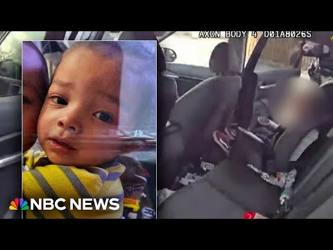 Police body camera video shows officers rescuing 2-year-old boy from stolen car
