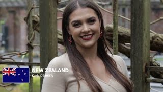 Karla de Beer Contestant from New Zealand for Miss World 2016 Introduction